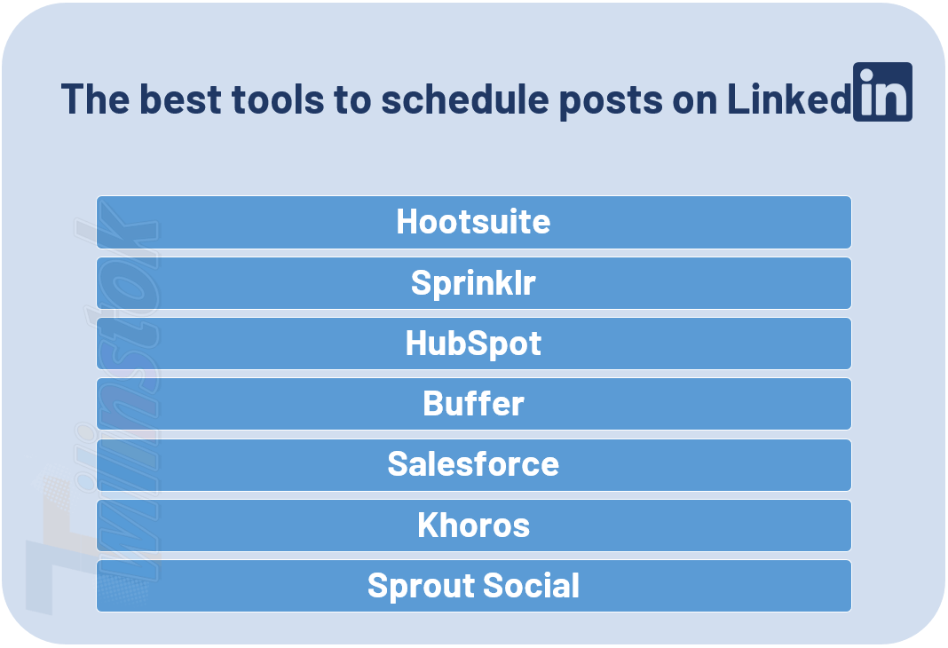 The best tools to schedule posts on LinkedIn