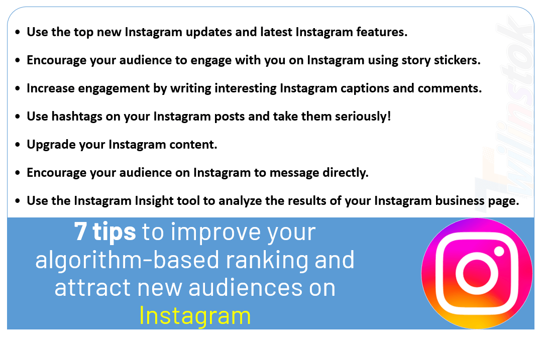 7 tips to improve your algorithm-based ranking and attract new audiences on Instagram