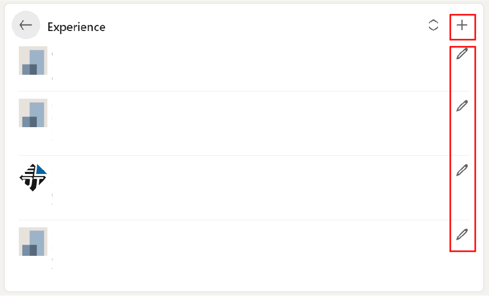 Image 6 – Add or Edit Job Experiences and Positions