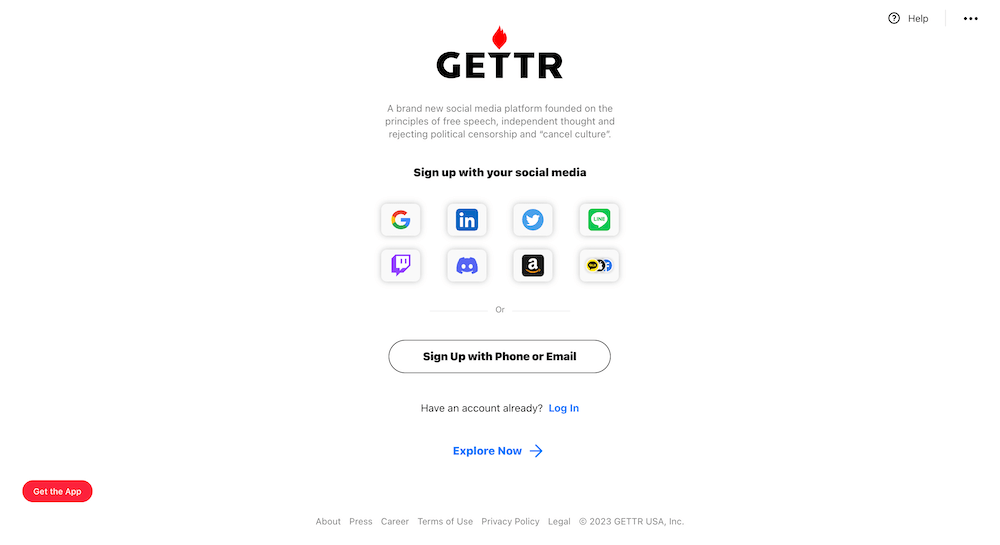 Picture 09 – GETTR website