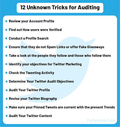 12 Unknown Tricks for Auditing