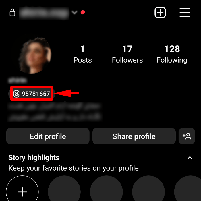 Threads from Instagram’s badge