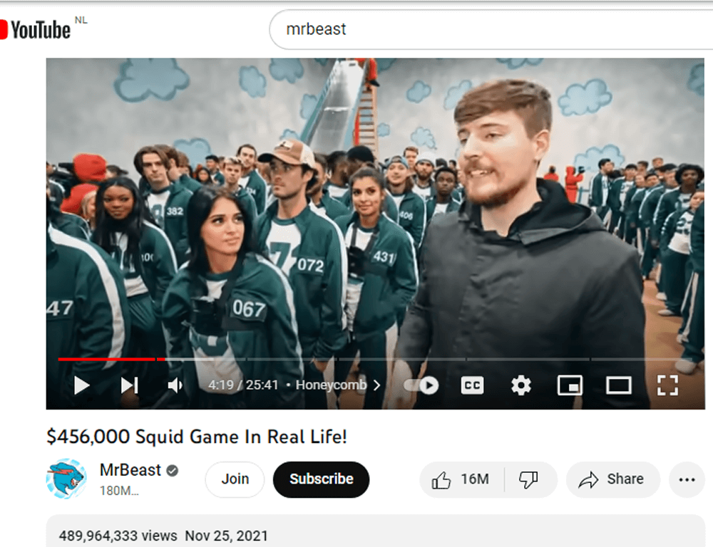 Mr.Beast Squid Game In Real Life Challenge