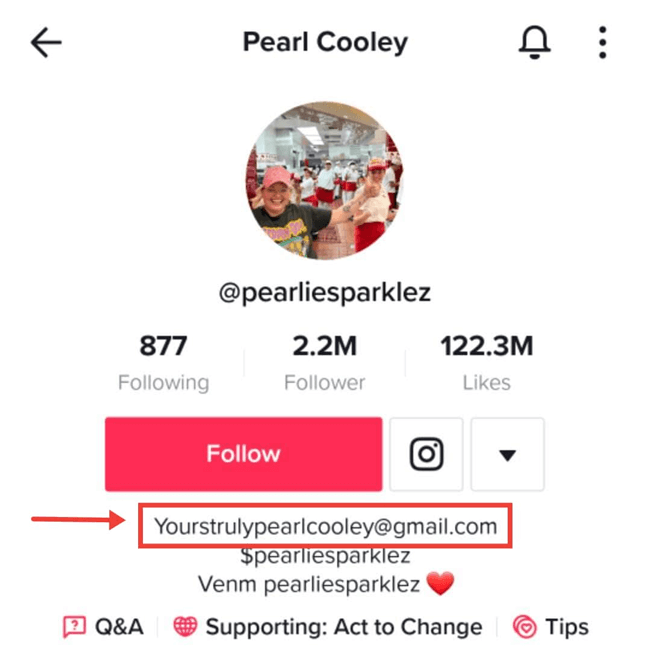 Include Contact Information