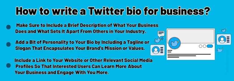 How to write a Twitter bio for business?