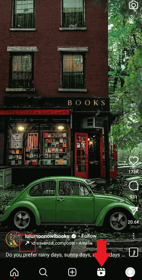 Trending songs on Instagram reels