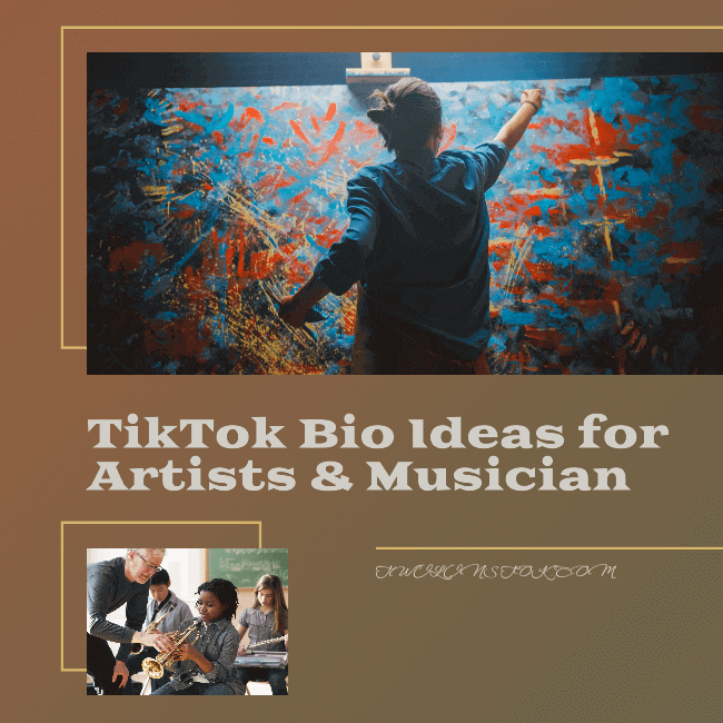 TikTok Bio Ideas for Artists & Musicians