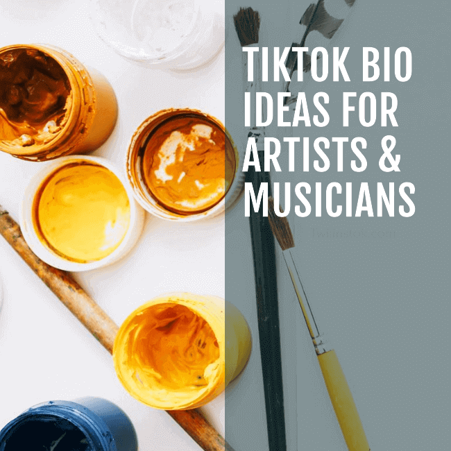 TikTok Bio Ideas for Artists & Musicians