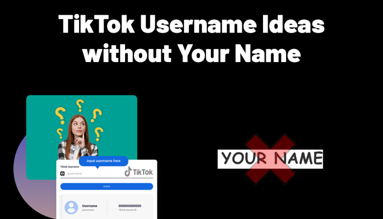 tiktok username ideas without your name